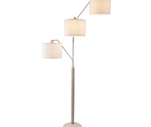 IYANNA - Arch Lamp, Silver/Beige - L76949SN