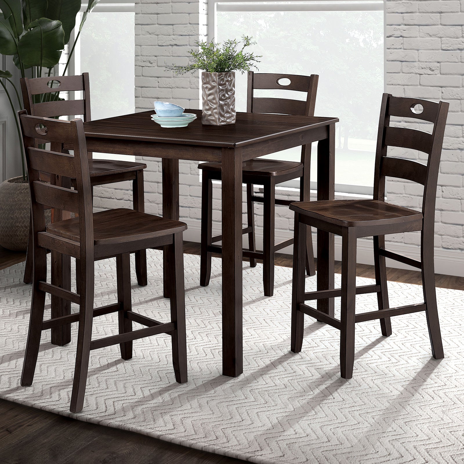 LUBBOCK - 5 Pc. Counter Ht. Table Set - FM3419EX-PT-5PK
