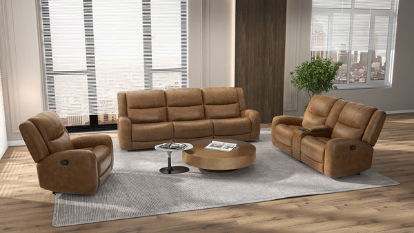 LEOLINUS - Sofa + Loveseat - CM9989BR-M-2PC