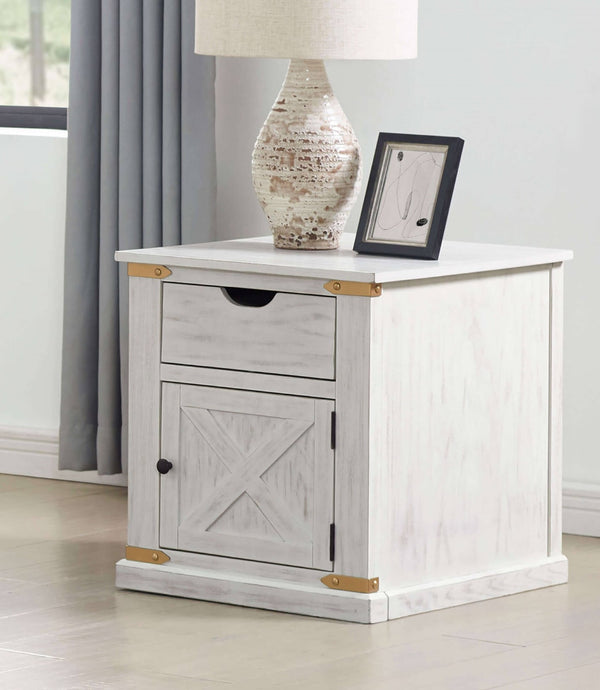 BACERRA - End Table - CM4018WH-E