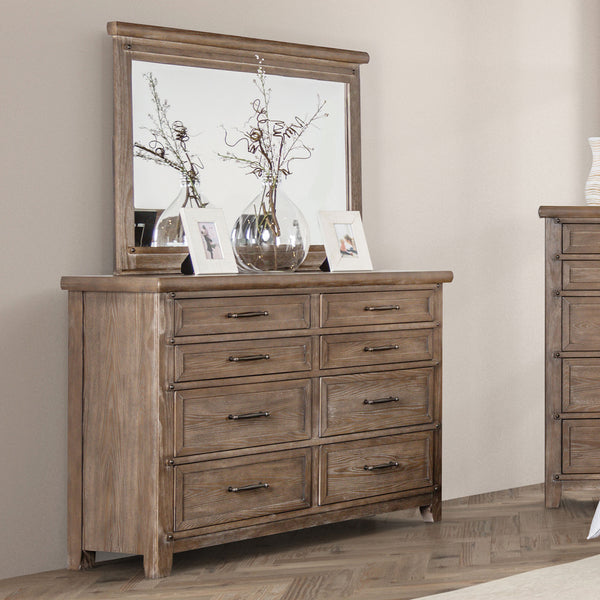 MERTHYR - Dresser, Brown - FM7431BR-D