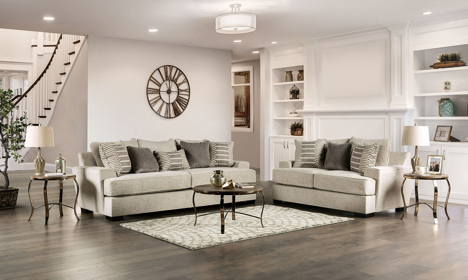 HOLBORN - Loveseat, Beige - SM1219-LV