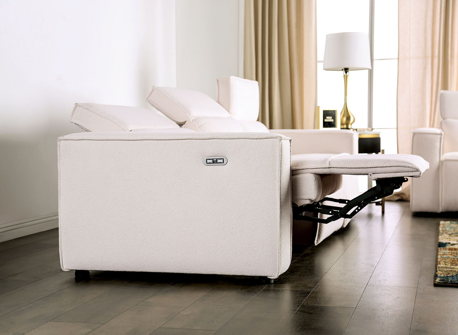TREHARRIS - Power Sofa - FM62002WH-SF-PM-PK