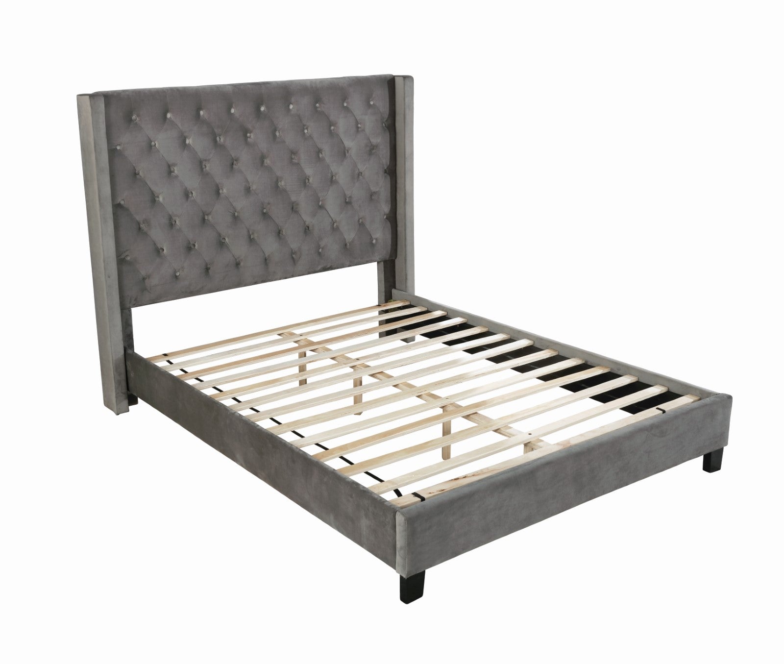 RYLEIGH - Queen Bed, Gray - FM7141GY-Q-BED