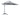 GLAM - Cantilever Umbrella w/ LED, Black/White - GM-3003BW