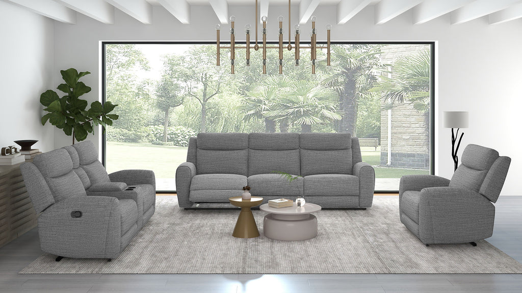 ANTONIUS - Sofa + Loveseat - CM9985GY-M-2PC