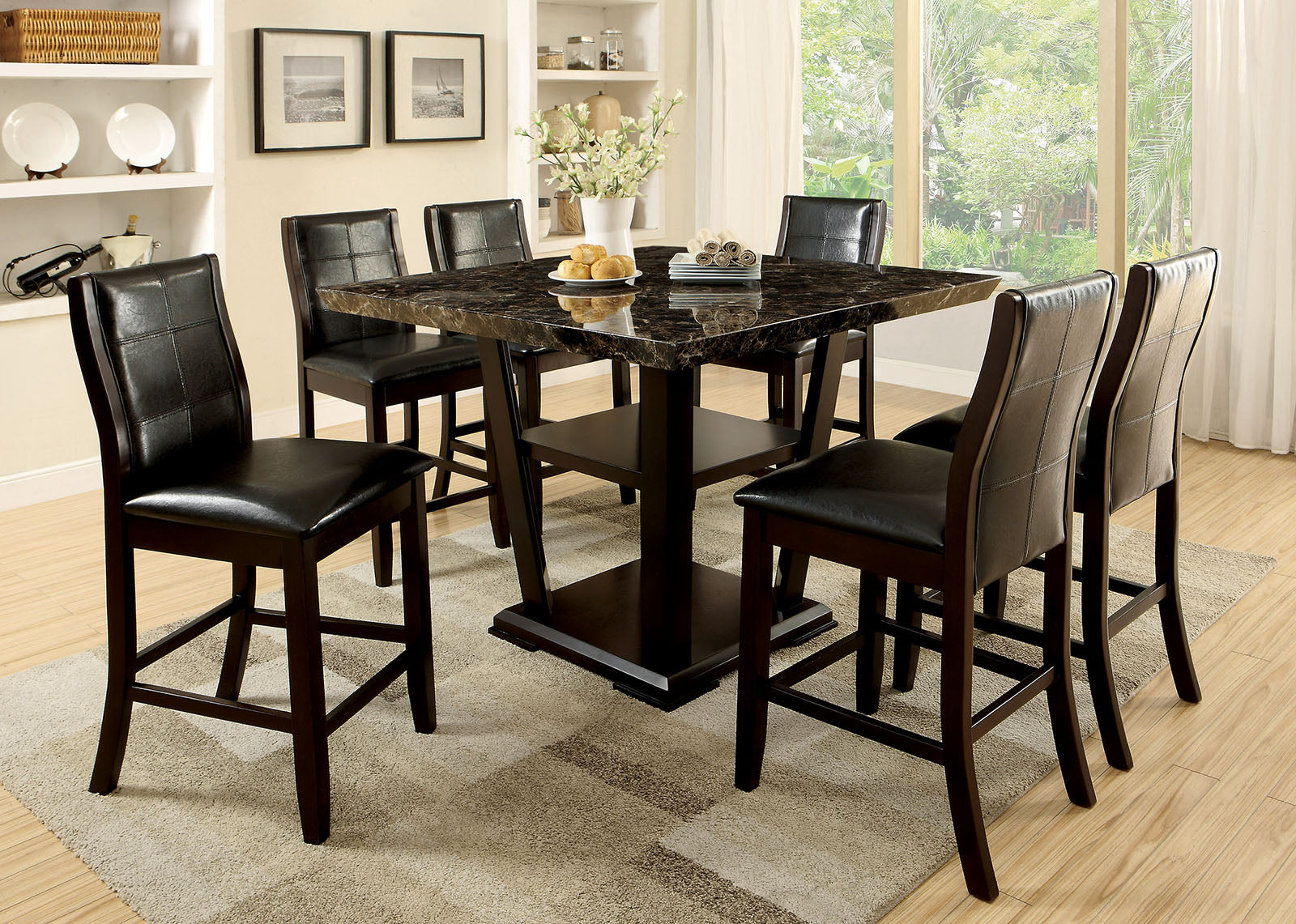 TOWNSEND II - Counter Ht. Chair (2/CTN) - CM3339DK-PC-2PK