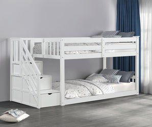 JOJO - Bunk Bed - FM-BK1100WH-BED