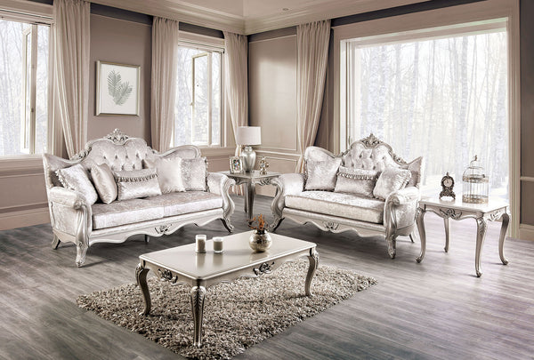 ACAPULCO - Sofa + Loveseat - FM65001WH-2PC