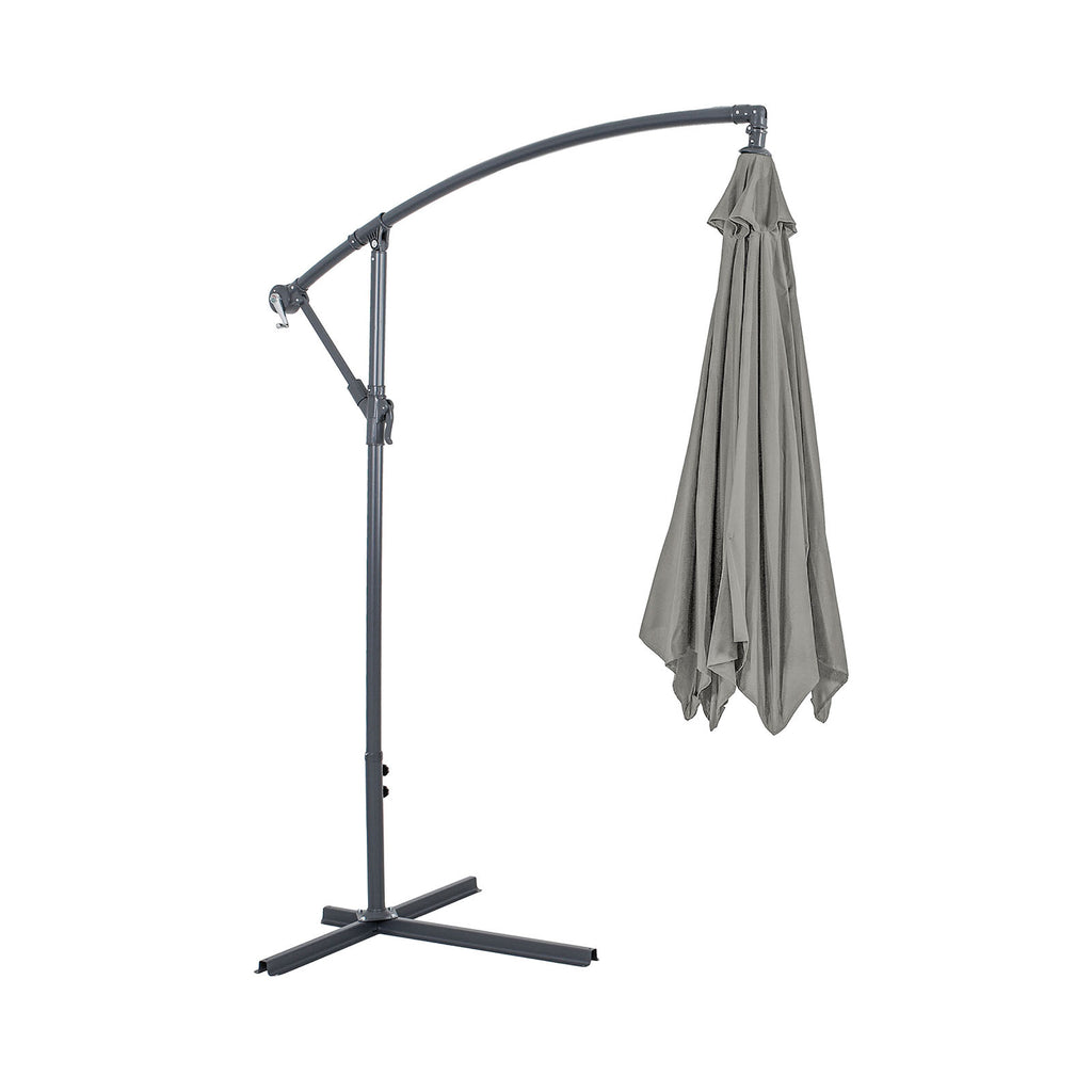GLAM - Cantilever Umbrella w/ LED, Graphite - GM-3003GR