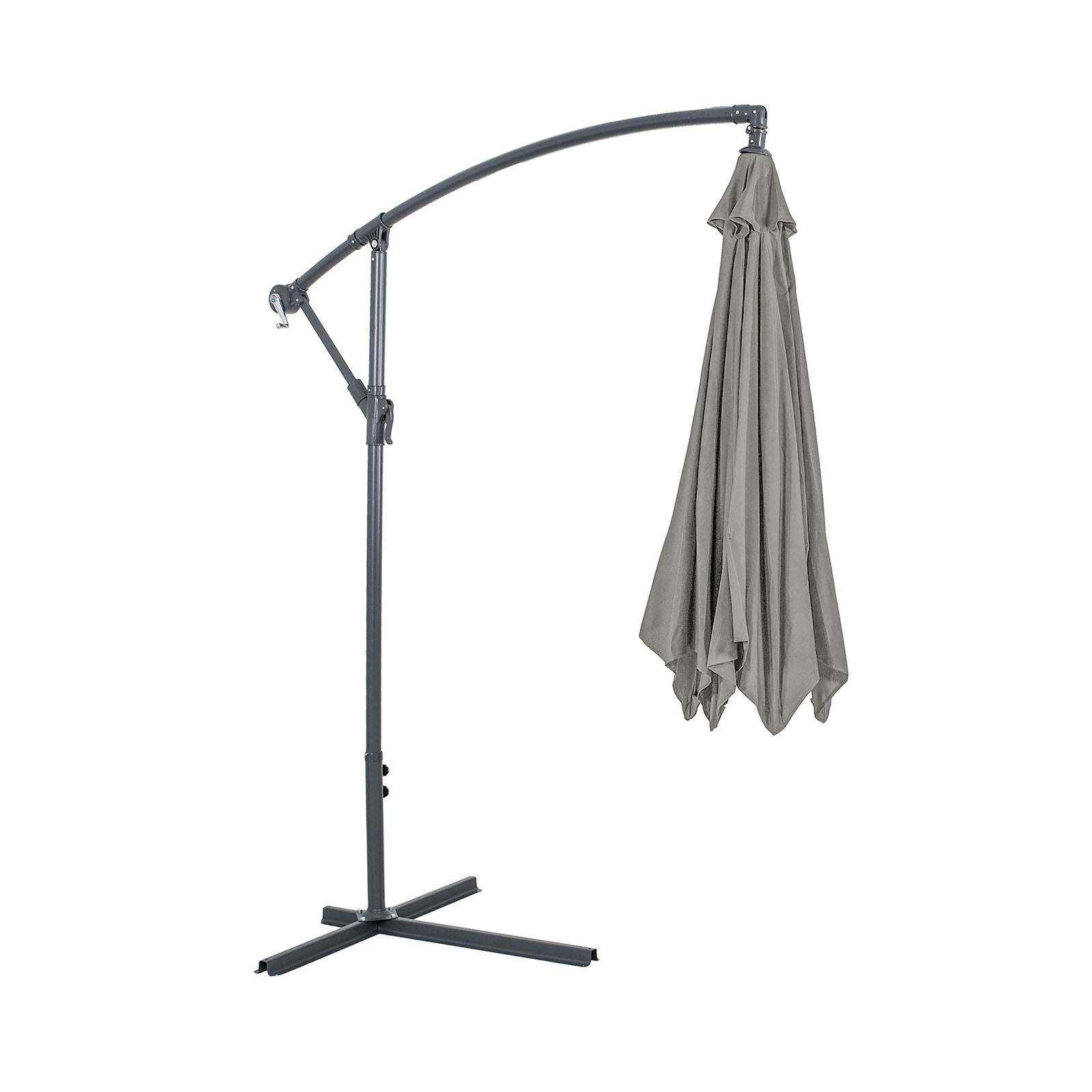 GLAM - Cantilever Umbrella w/ LED, Graphite - GM-3003GR