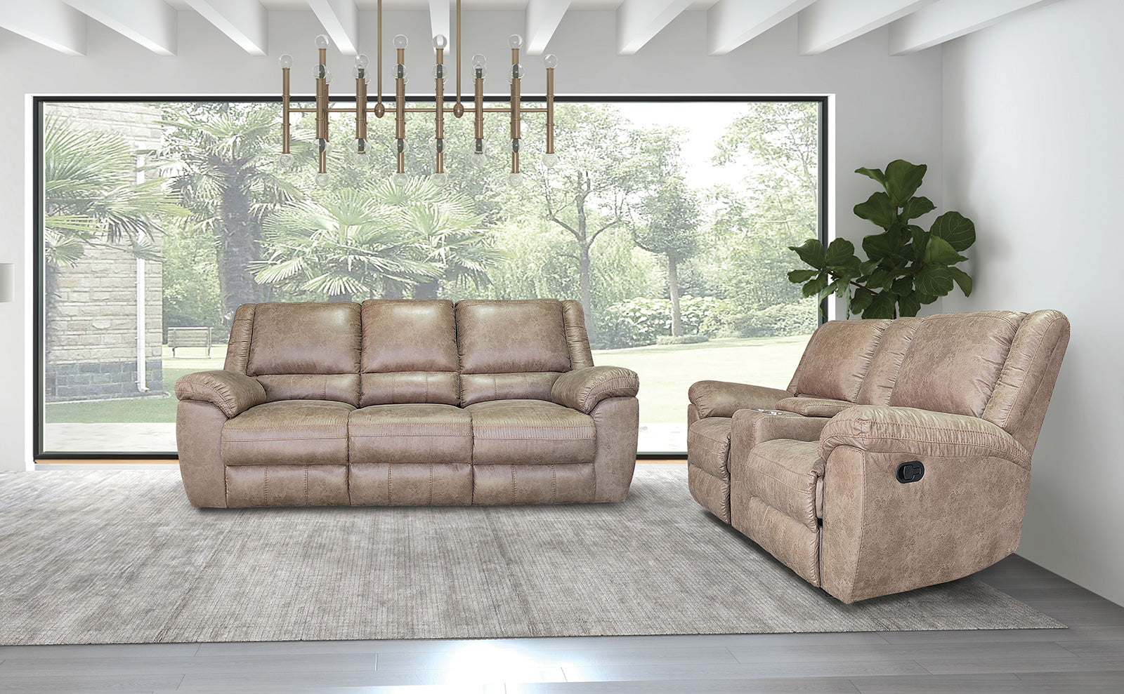 JAMBI - Sofa + Loveseat - NX6011BR-2PC