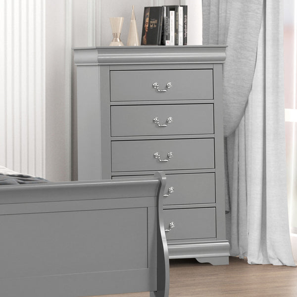 LOUIS PHILIPPE - Chest, Gray - FM7866GY-C