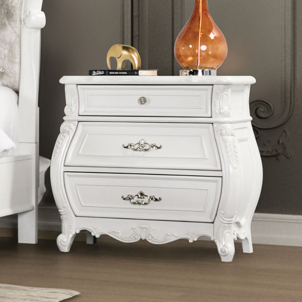 VALENTINI - Nightstand, White - FM7419WH-N