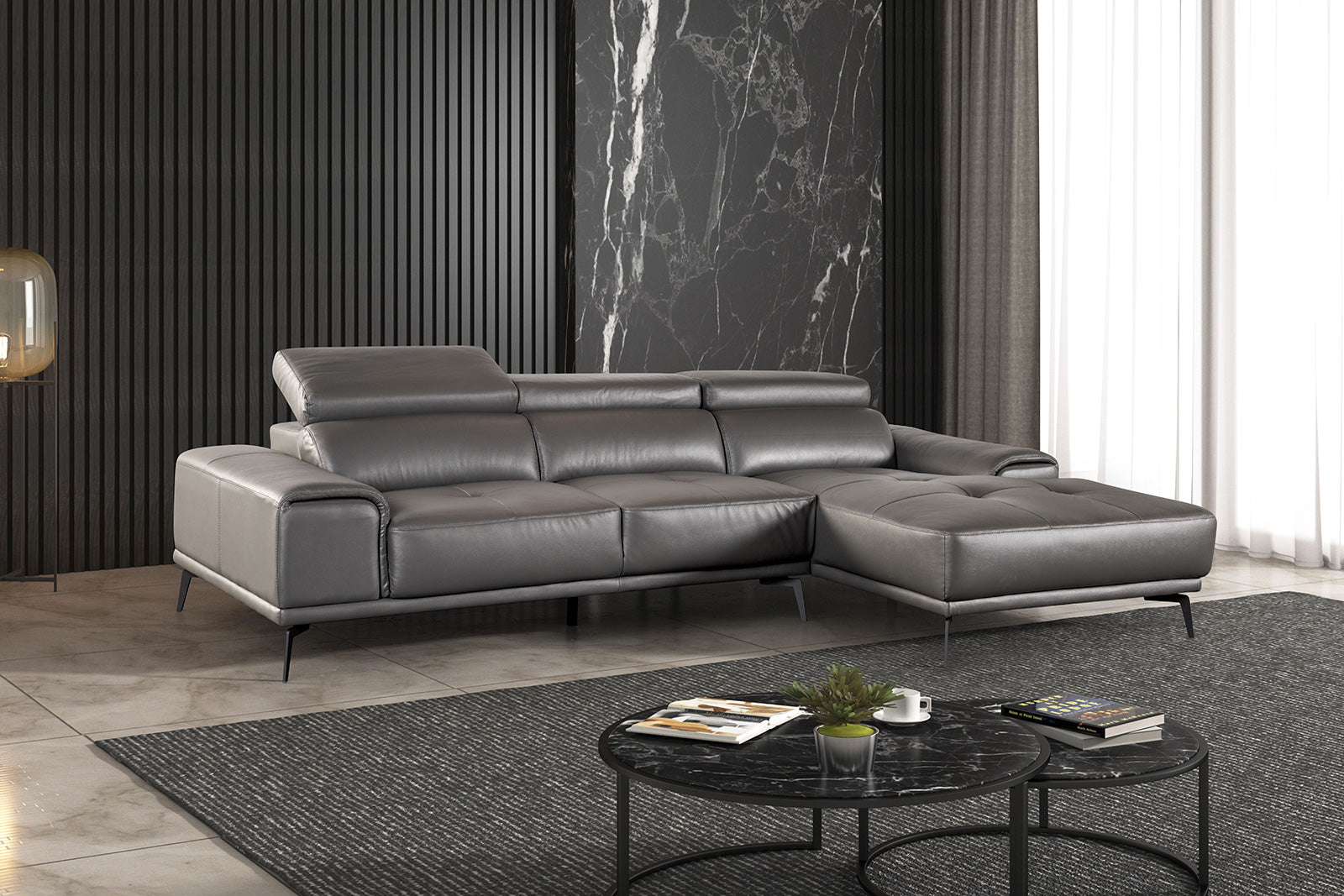 VADSO - Sectional - FM69005DG-SECT-R