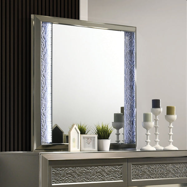 LEYLAND - Mirror w/ LED, Dark Gray - FM7252DG-M