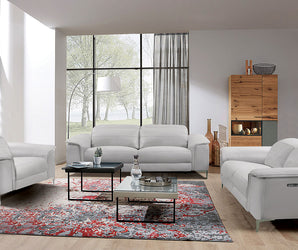 ASCONA - Power Sofa + Loveseat - CM9927FG-PM-2PC