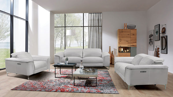 ASCONA - Power Sofa + Loveseat - CM9927FG-PM-2PC