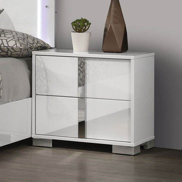 SINISTRA - Nightstand, White - FM7211WH-N