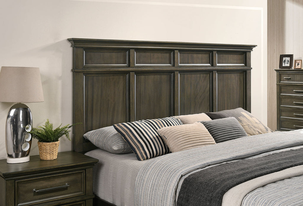 HOUSTON - 4 Pc. Queen Bedroom Set - CM7221GY-Q-4PC