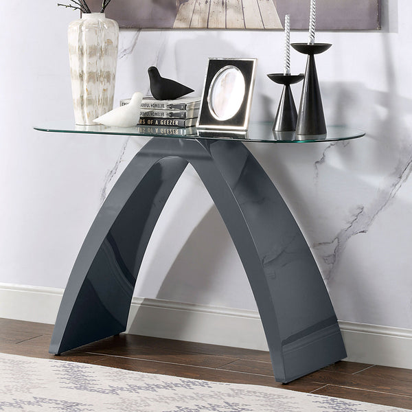 NAHARA - Sofa Table, Gray - FOA4042GY-S-TABLE