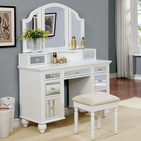 TRACY - Vanity w/ Stool - CM-DK6162WH