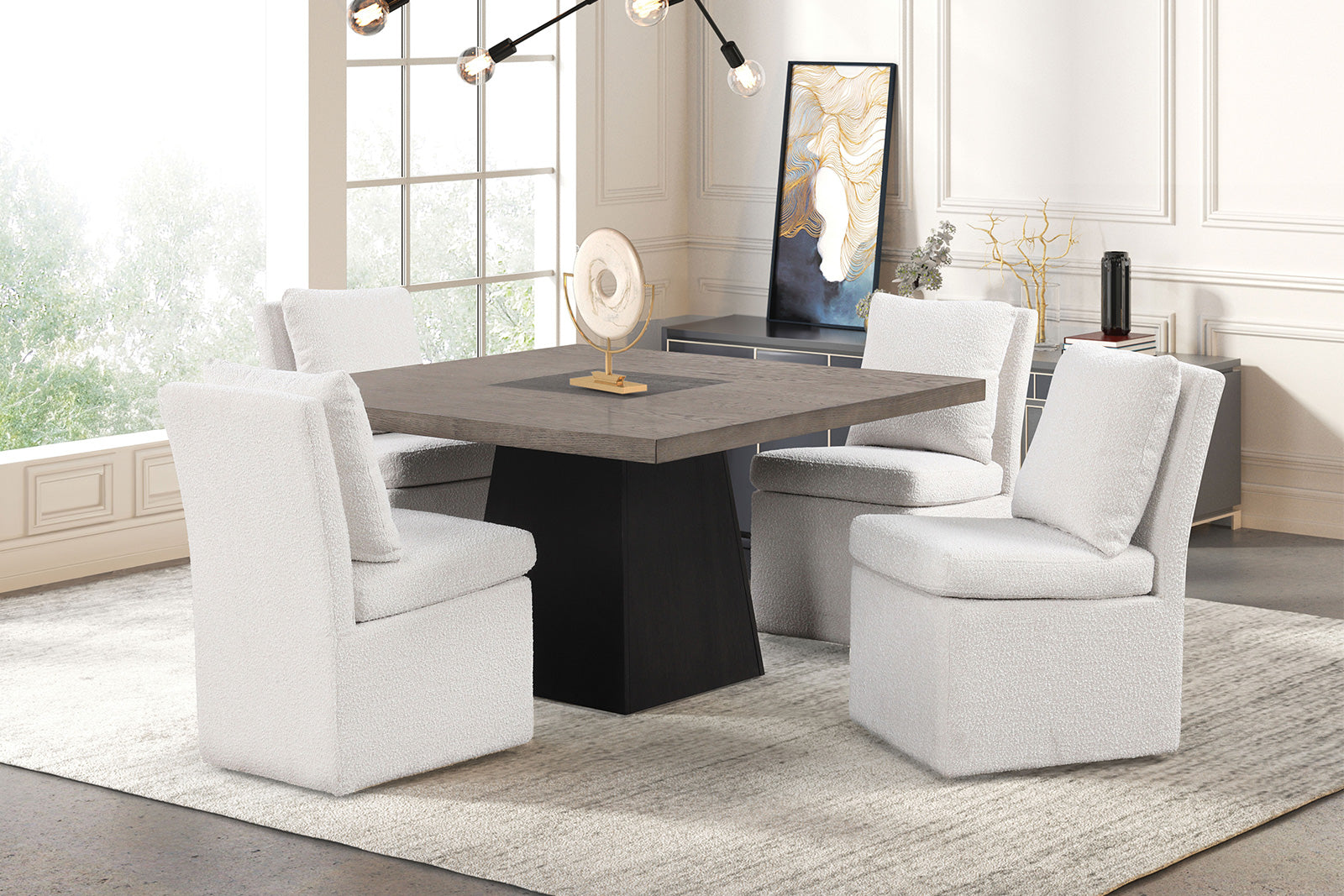 BROAGER - Square Table - FM3331DB-ST-TABLE