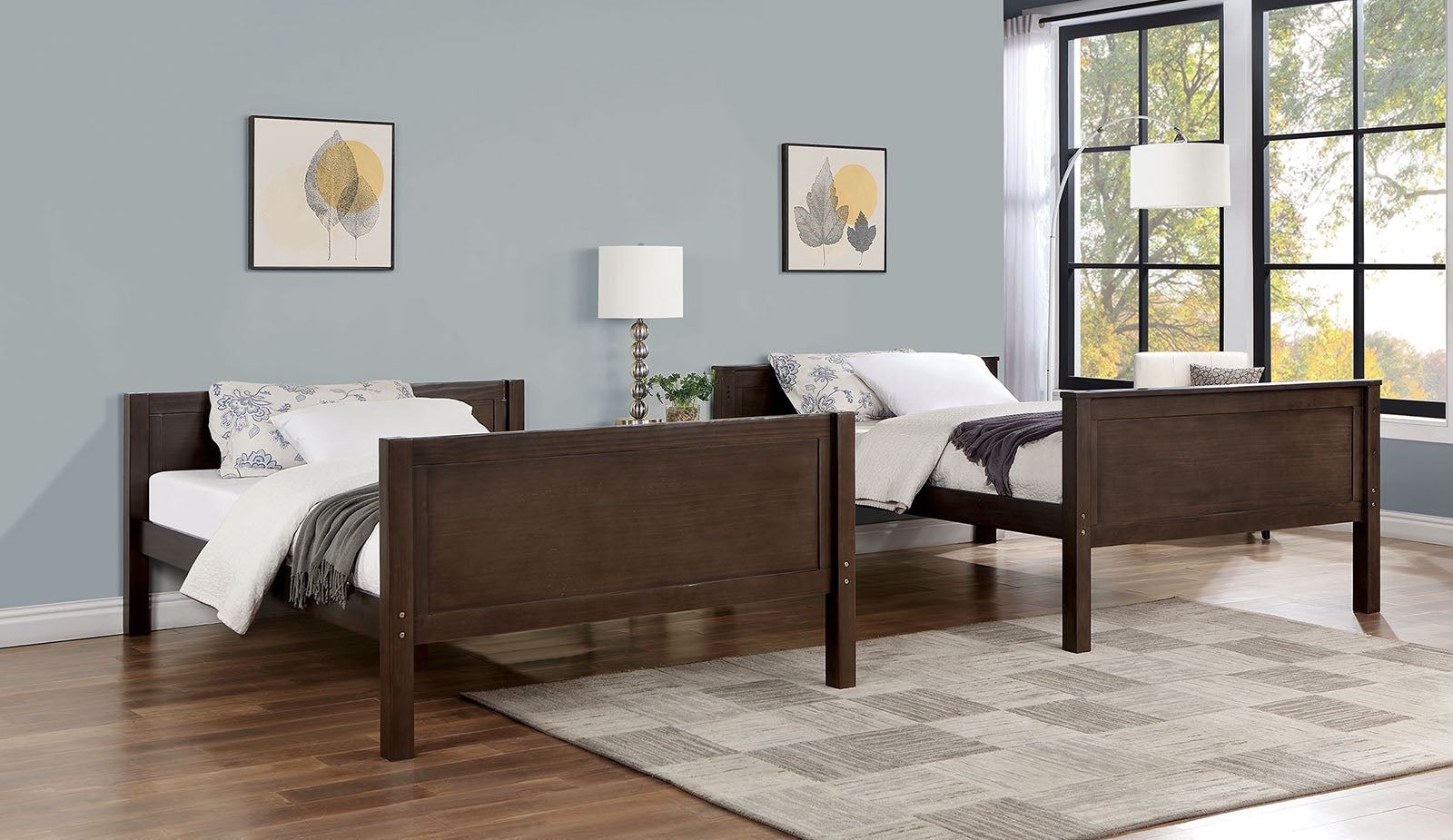 STAMOS - Full/Full Bunk Bed - CM-BK658WN-FF-BED