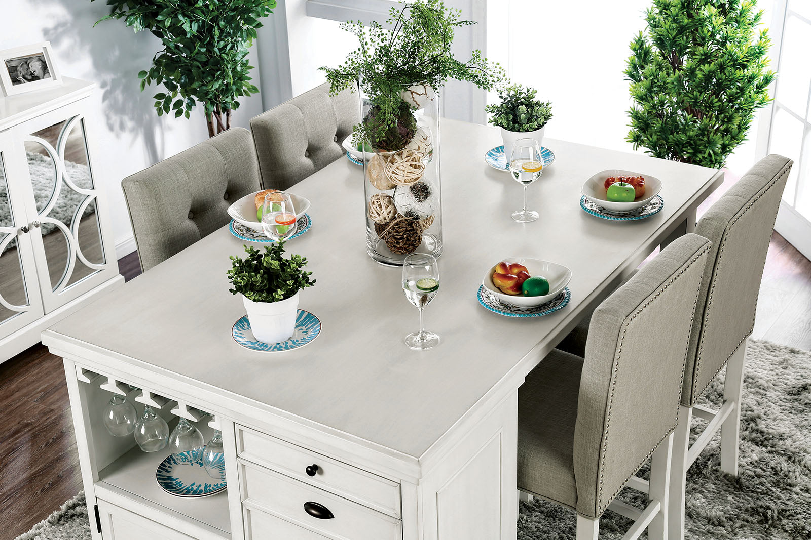 SUTTON - 5 Pc. Dining Table Set - CM3390PT-5PC