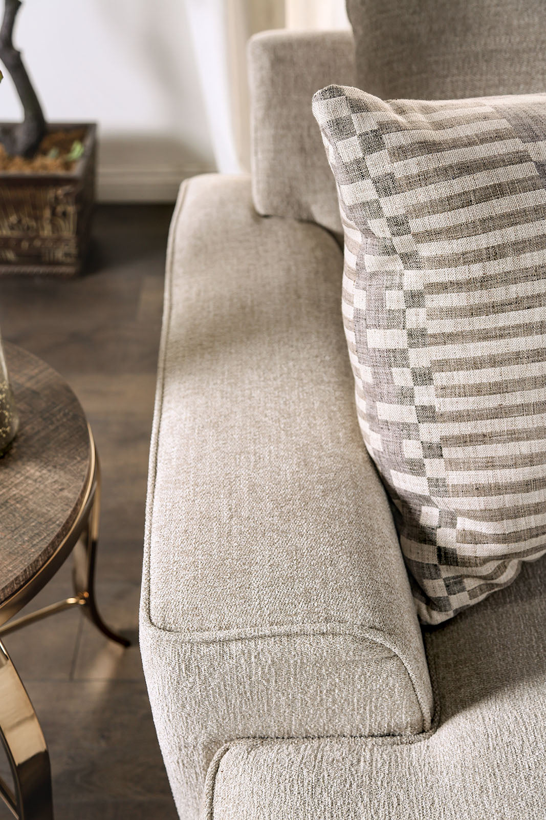 HOLBORN - Loveseat, Beige - SM1219-LV
