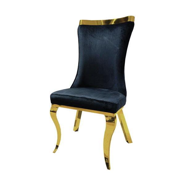 BASILICATA - Side Chair (2/CTN) - FM33013BK-SC-2PK