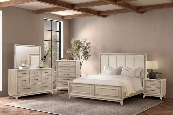 MIDHURST - E.King Bed, Oak - FM7600AK-EK-BED