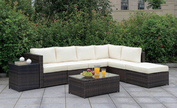 ILONA - L-Sectional + Coffee Table + End Table - CM-OS2136-SET5