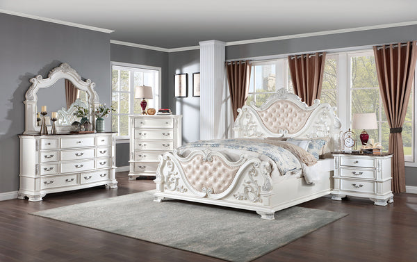 ESPARANZA - 4 Pc. Queen Bedroom Set - CM7478WH-Q-4PC