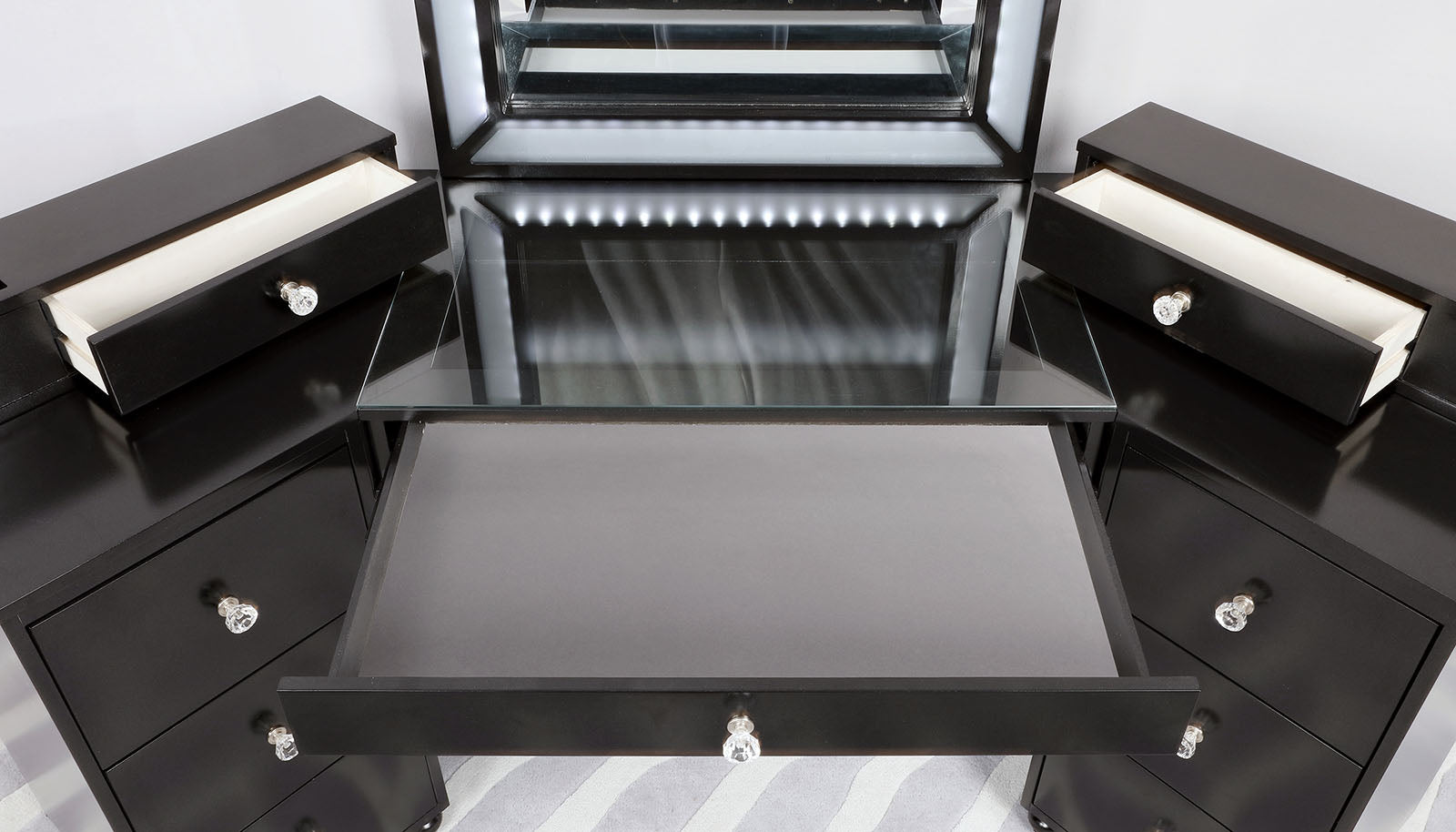 TRACIE - Vanity Set, Obsidian Gray - FOA-DK5686DG-PK
