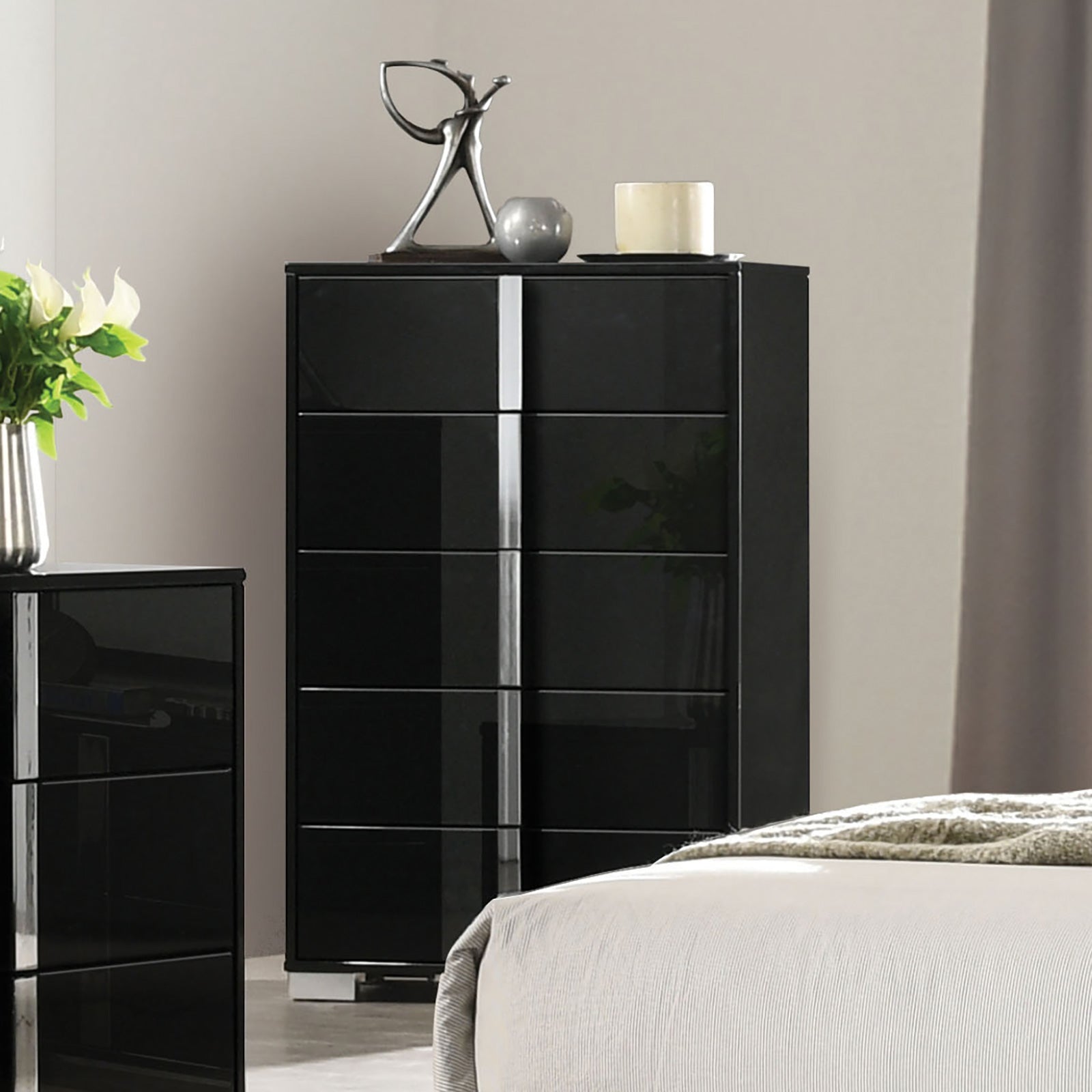 SINISTRA - Chest, Piano Black - FM7211BK-C
