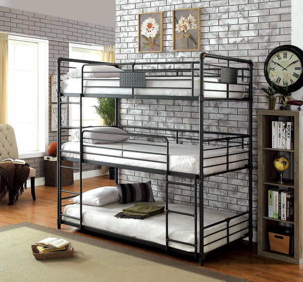 OLGA I - Twin/Twin/Twin Bunk Bed - CM-BK912-BED