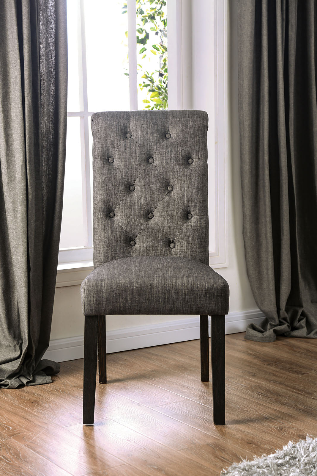 ALFRED - Side Chair - CM3735GY-SC-2PK