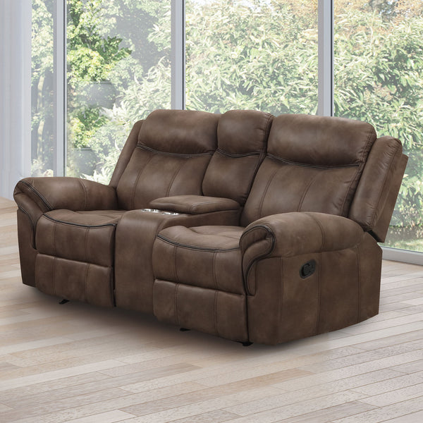 AGATA - Loveseat, Brown - NX6001BR-LV