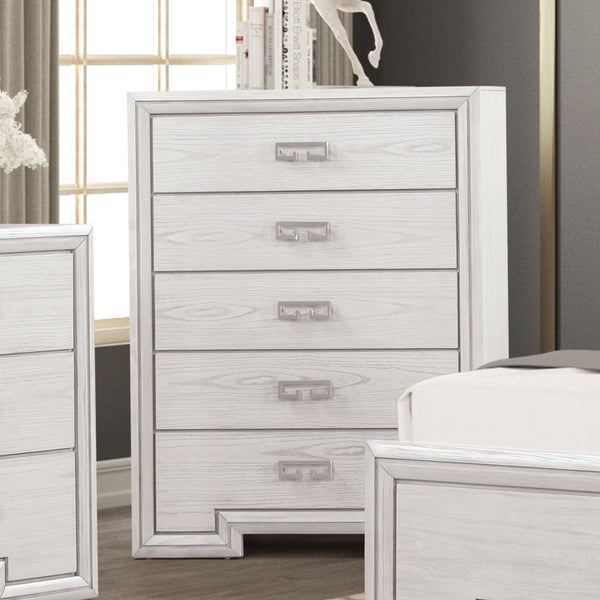 BASILONE - Chest, Rustic White - FM7440WH-C