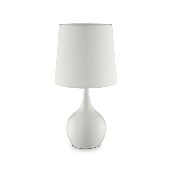 EDIE - 23.5"H Glossy White Table Lamp - L9820WH