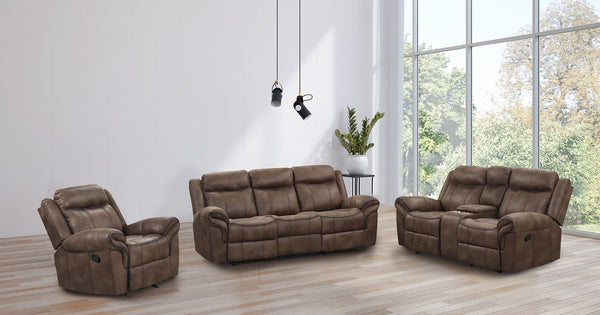 AGATA - Sofa + Loveseat + Chair - NX6001BR-3PC