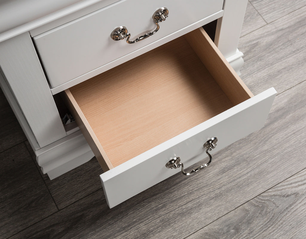 LOUIS PHILIPPE - Nightstand, White - FM7866WH-N