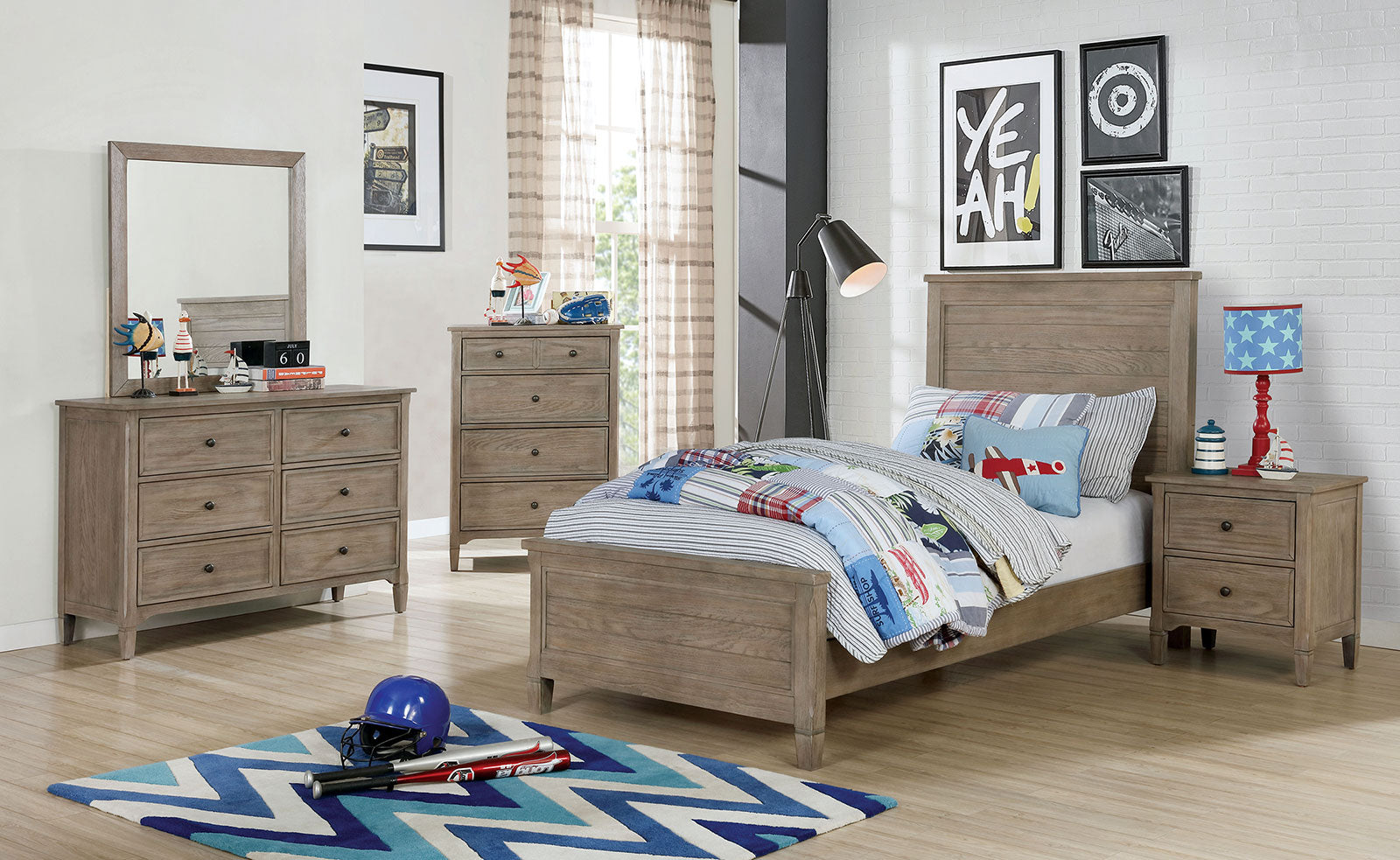 VEVEY - Twin Bed - FOA7175T-BED
