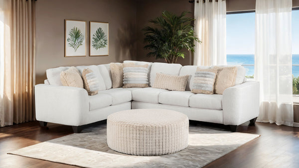 IROQUOIS - Sectional, Cream/Tan - SM5197-SECT