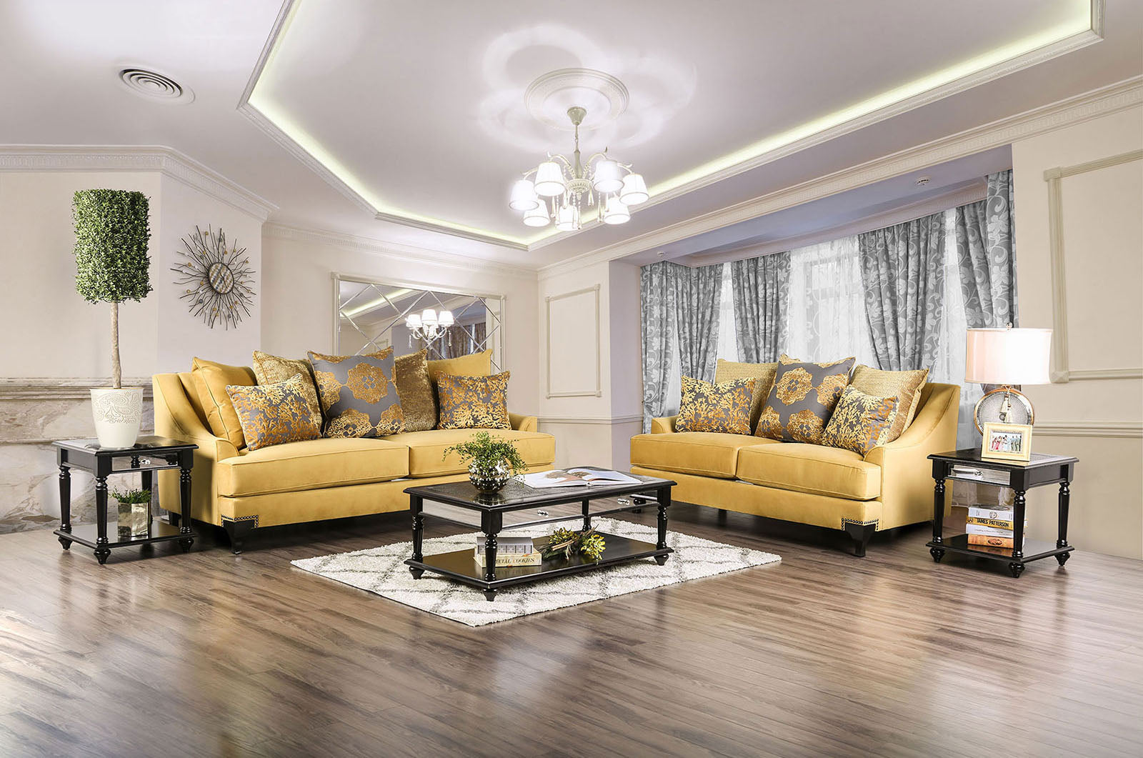 WOLVER - Chair, Gold - SM2201-CH