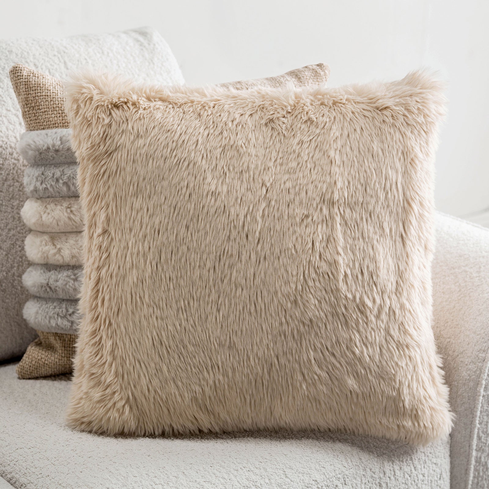 IROQUOIS - Sectional, Cream/Tan - SM5197-SECT