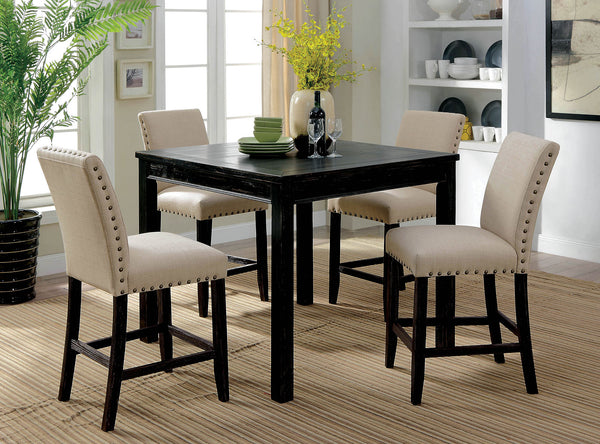KRISTIE - 5 Pc. Counter Ht. Table Set - CM3314PT-5PK