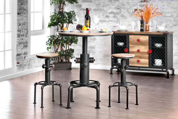 FOSKEY - 3 Pc. Bar Table Set - CM3367BT-3PC