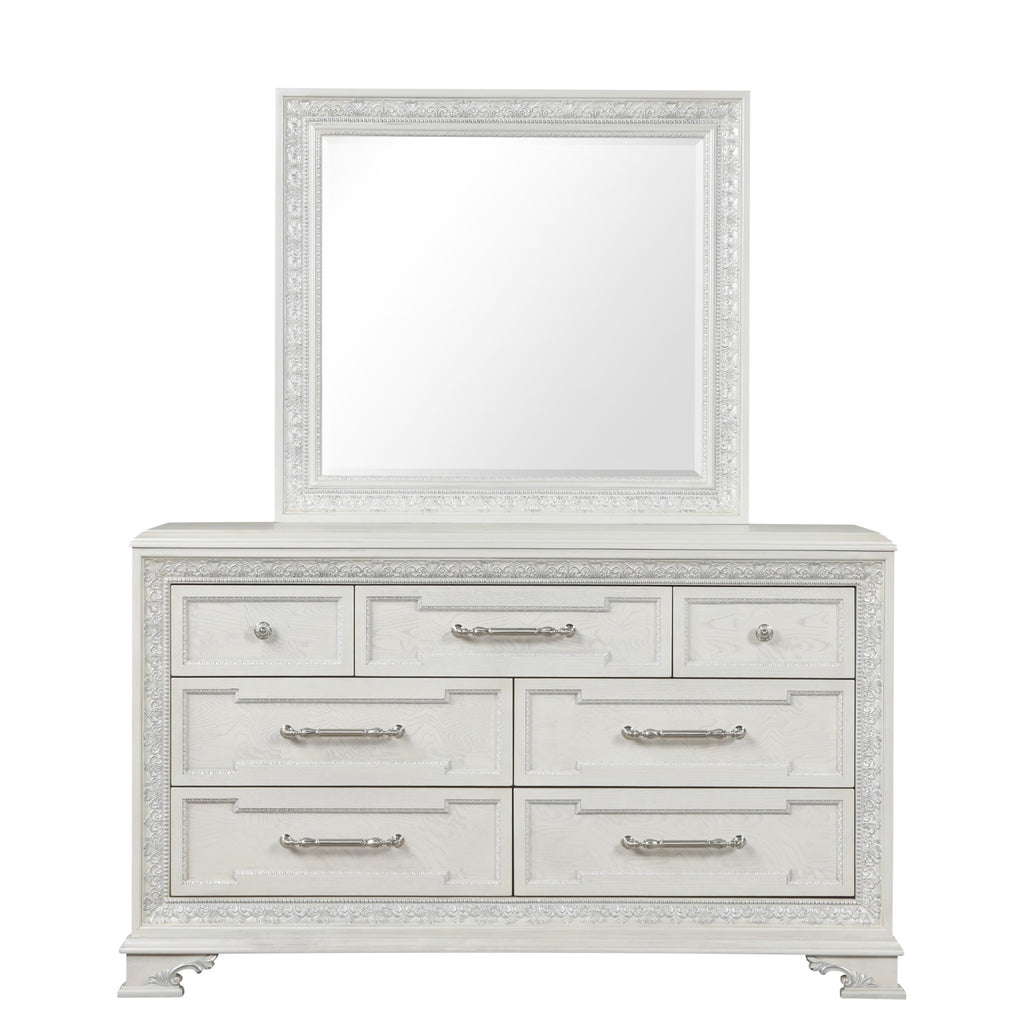 STELLA MIA - Dresser w/Jewelry Box - FM70000WH-D